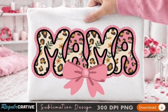 Cute 'Mama' Sublimation Design T-Shirt: Beyond Just a Graphic