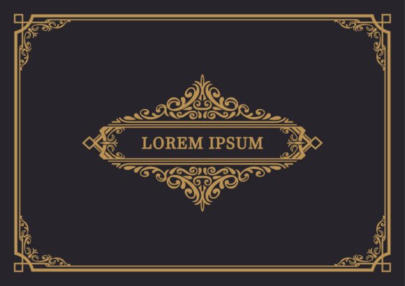 Gold Victorian Ornament Frame: Timeless Design Elegance
