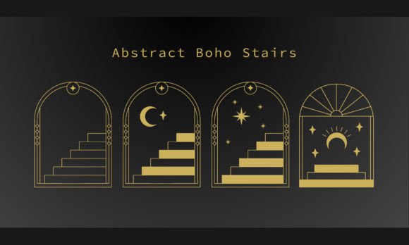 Mystical Boho Stairs: Elevating Modern Design Aesthetics