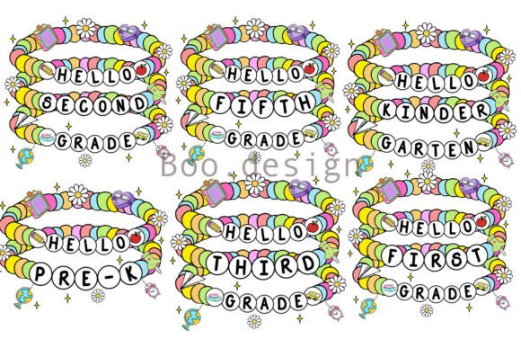 Preppy Bracelet Back to School Bundle: Fresh Designs for Fall