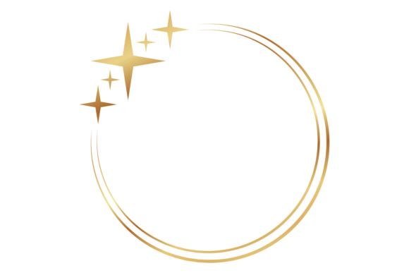 Round Golden Border with Star Glitter. D: A Designer’s Guide to This Sparkling Asset