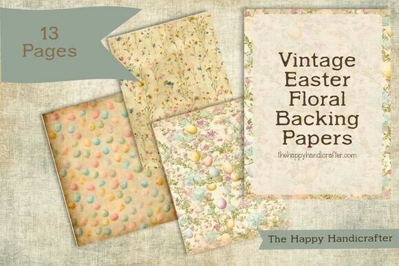 Vintage Easter Floral Backing Papers: A Designer's Guide