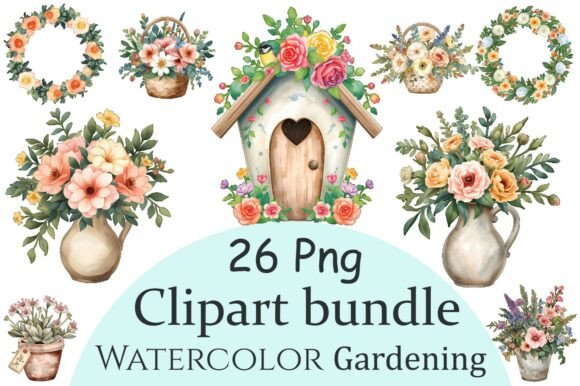 Watercolor Floral Clipart Bundle: A Garden of Design Possibilities